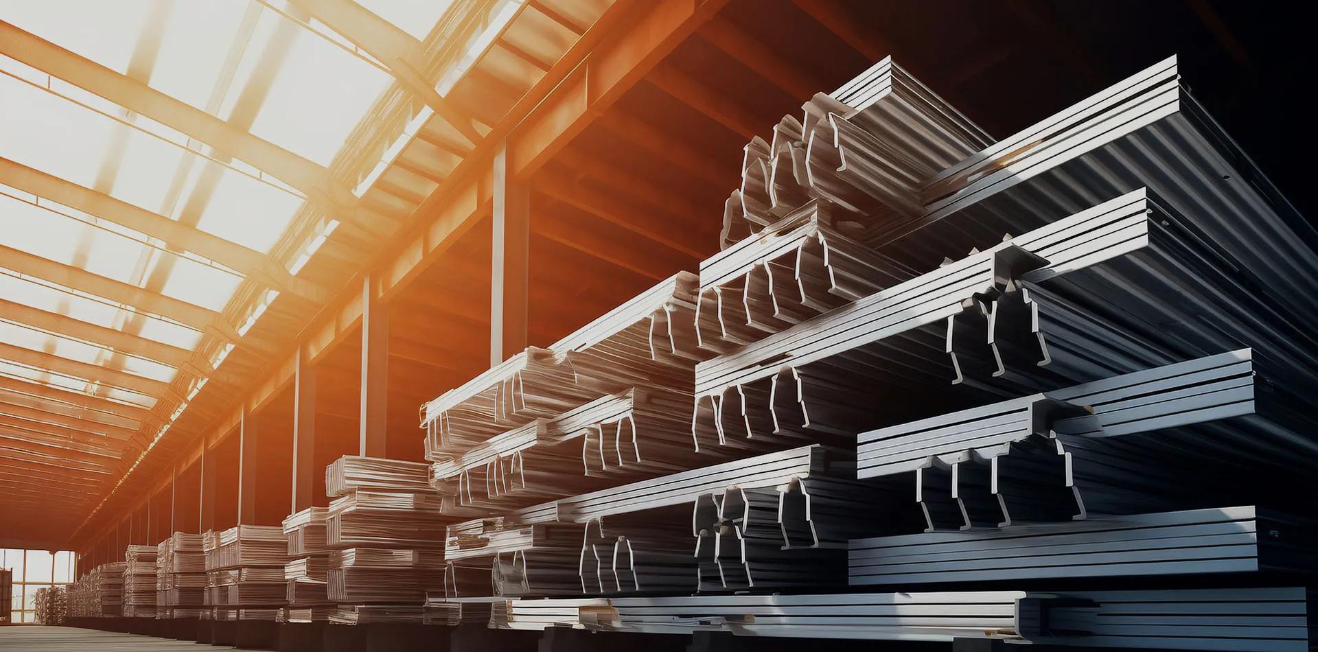 Sanhe Aluminum group factory and aluminium profile storage