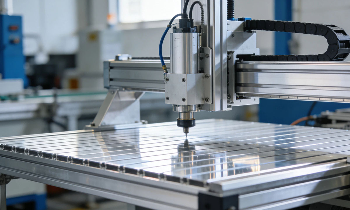 Equipment platform aluminium profiles