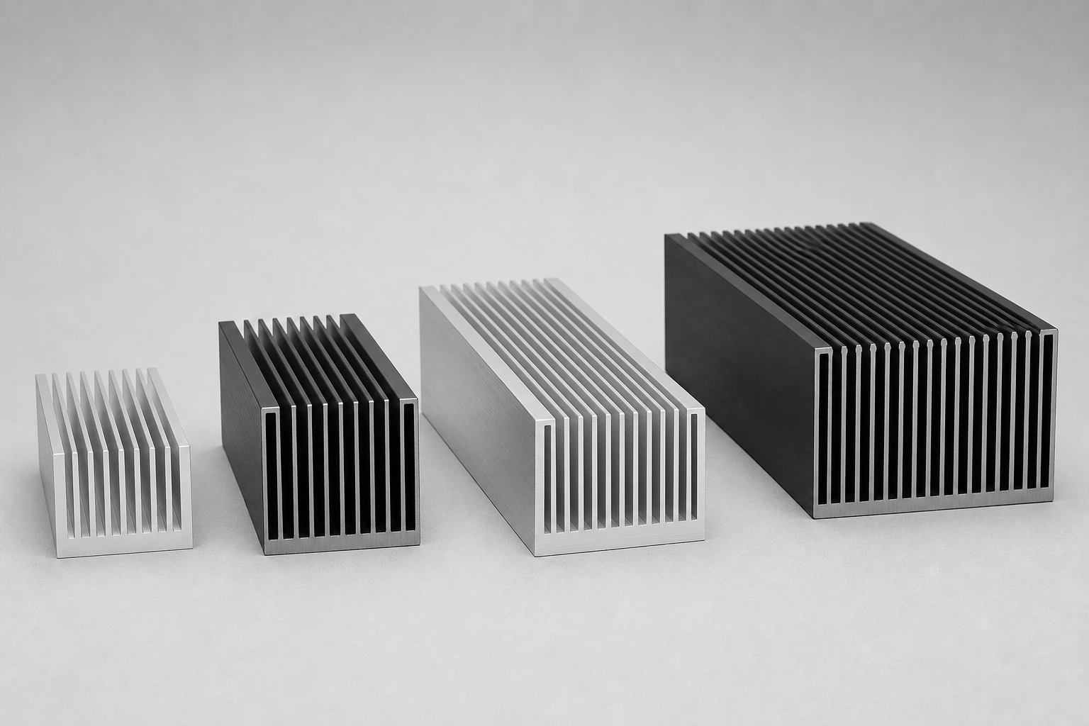 Comb and flat series (rectangular, straight fin)