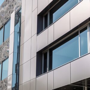 Aluminium curtain wall profile system by SIKEN