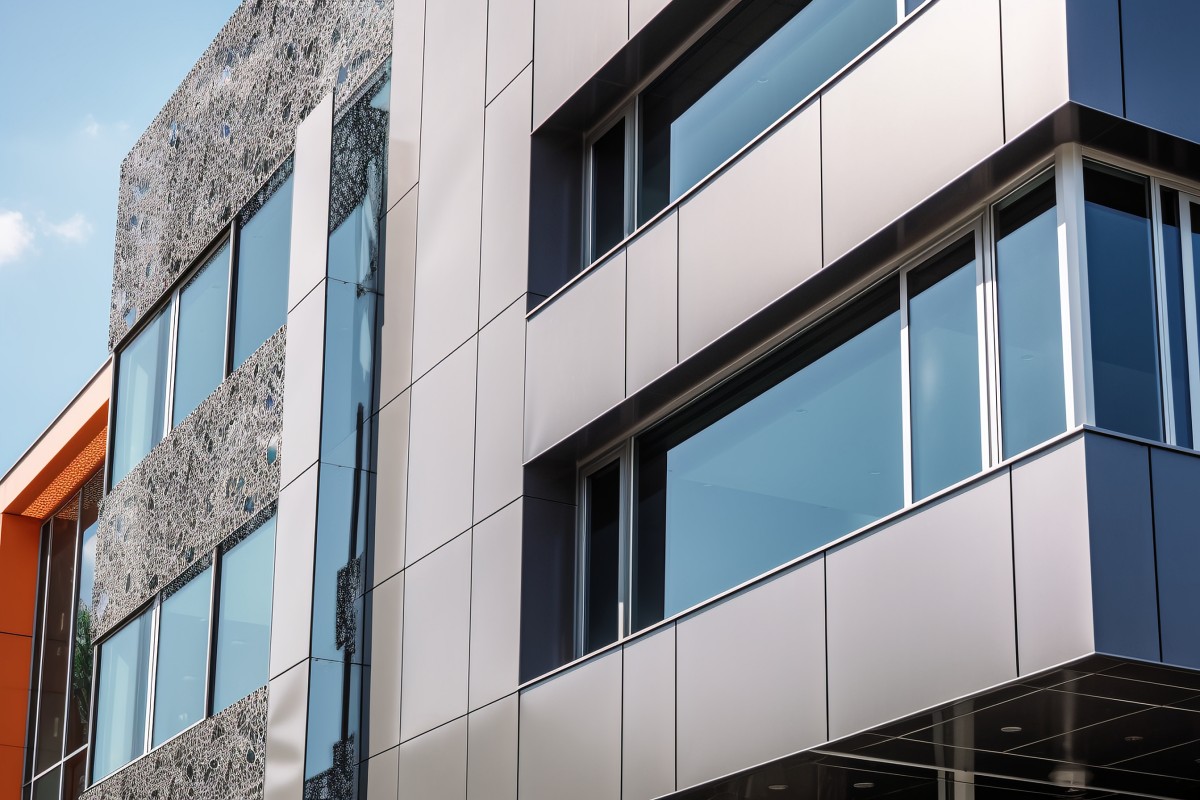 Aluminium curtain wall profile system by SIKEN