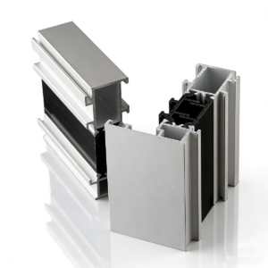 Aluminium window and door profile system by SIKEN