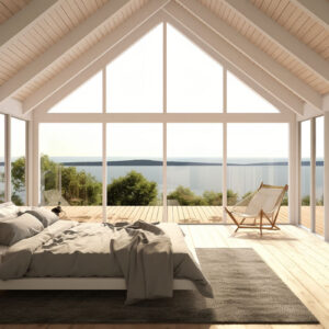 Aluminium window and door profile system by SIKEN